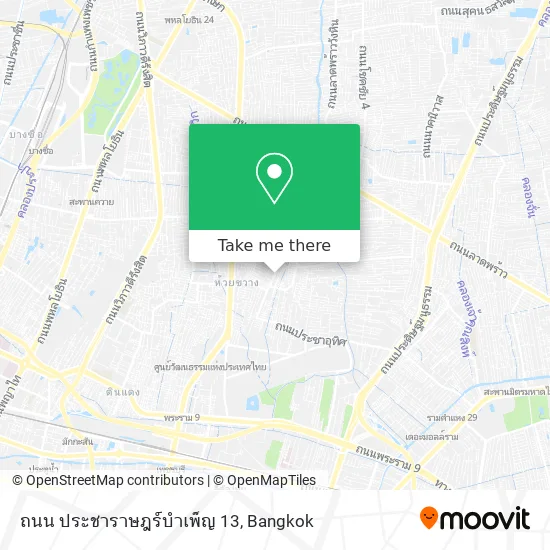 ถนน ประชาราษฎร์บำเพ็ญ 13 map