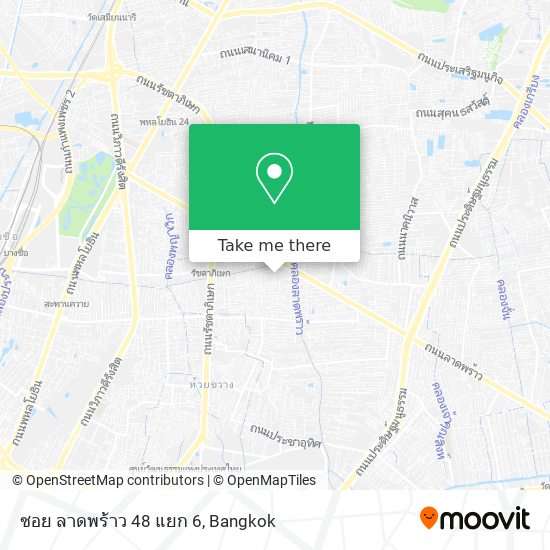 ซอย ลาดพร้าว 48 แยก 6 map
