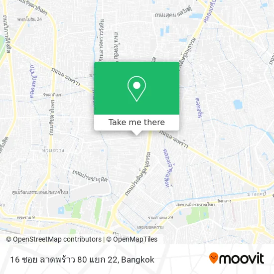 16 ซอย ลาดพร้าว 80 แยก 22 map