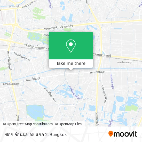 ซอย อ่อนนุช 65 แยก 2 map
