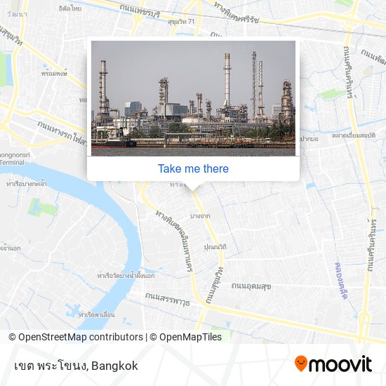 เขต พระโขนง map