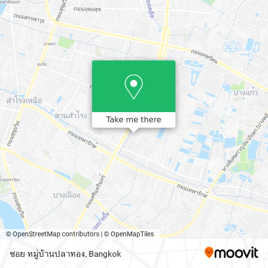 ซอย หมู่บ้านปลาทอง map