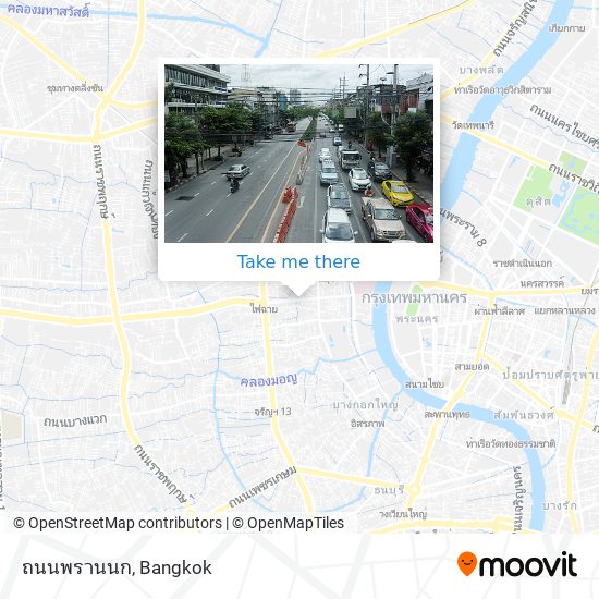 ถนนพรานนก map