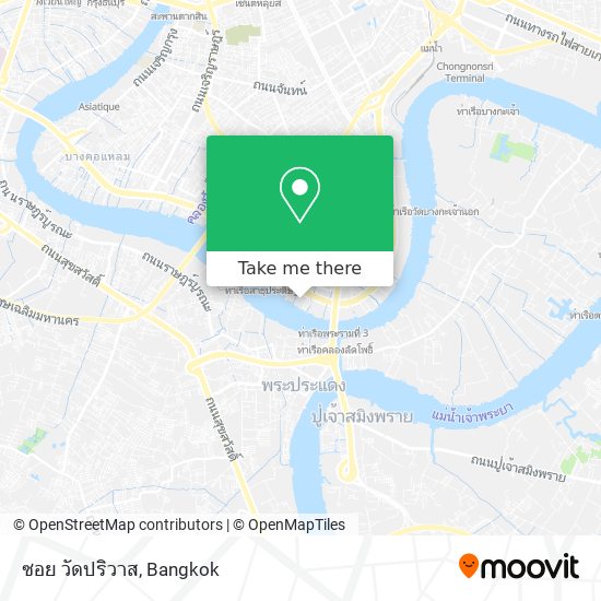 ซอย วัดปริวาส map