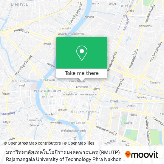 มหาวิทยาลัยเทคโนโลยีราชมงคลพระนคร (RMUTP) Rajamangala University of Technology Phra Nakhon map