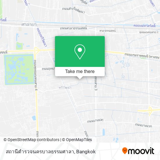 สถานีตำรวจนครบาลธรรมศาลา map