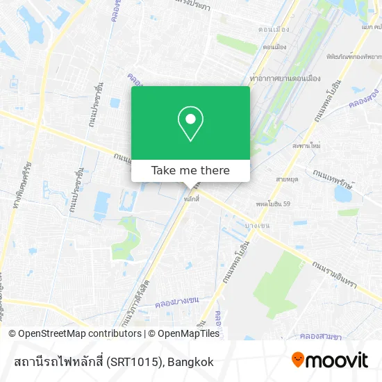 สถานีรถไฟหลักสี่ (SRT1015) map