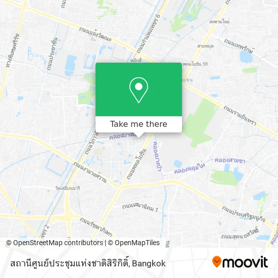 สถานีศูนย์ประชุมแห่งชาติสิริกิติ์ map