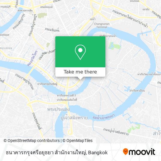 ธนาคารกรุงศรีอยุธยา สำนักงานใหญ่ map