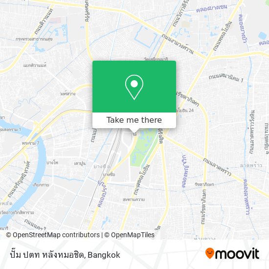 ปั๊ม ปตท หลังหมอชิด map