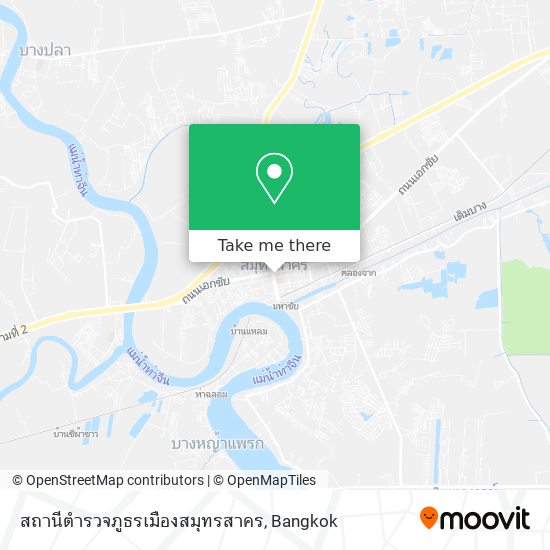 สถานีตำรวจภูธรเมืองสมุทรสาคร map