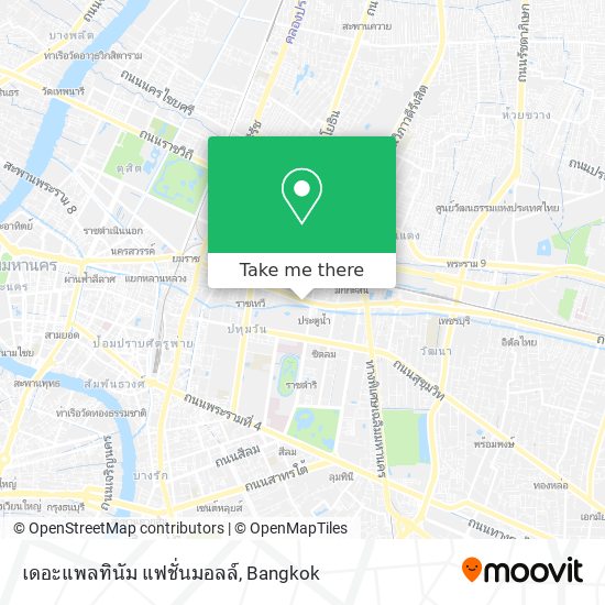 เดอะแพลทินัม แฟชั่นมอลล์ map