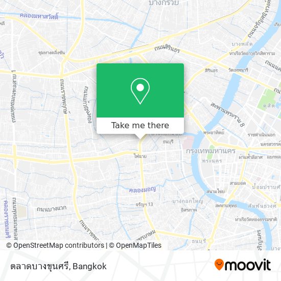 ตลาดบางขุนศรี map