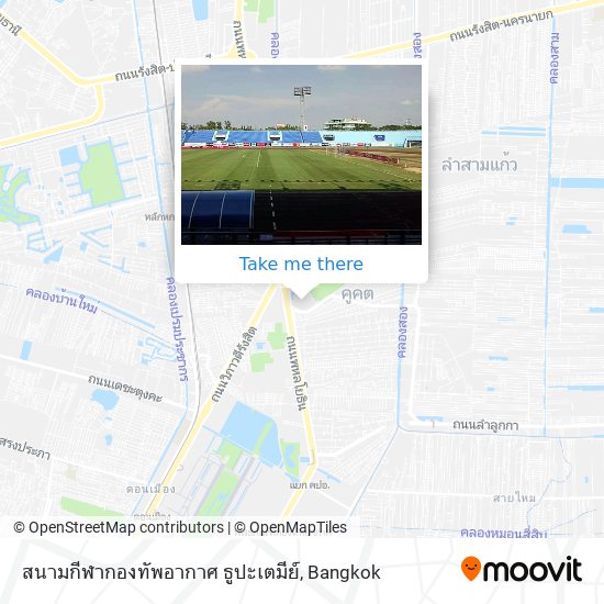 สนามกีฬากองทัพอากาศ ธูปะเตมีย์ map