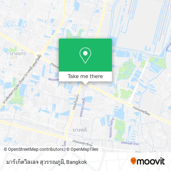 มาร์เก็ตวิลเลจ สุวรรณภูมิ map