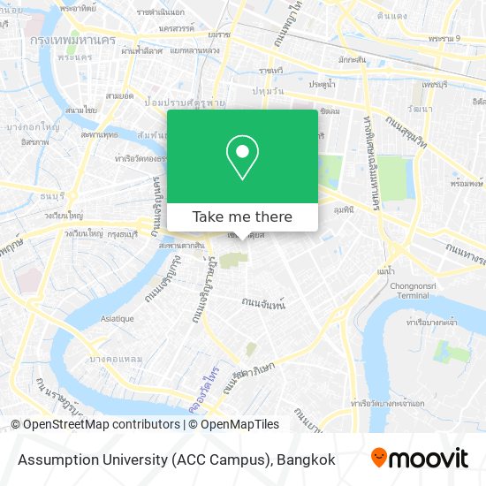 Assumption University (ACC Campus) map