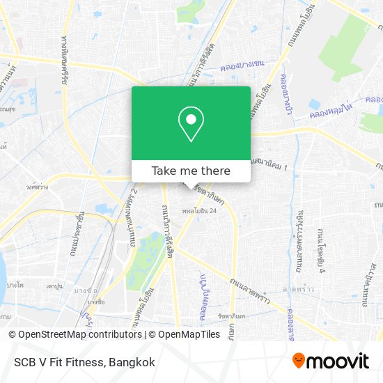 SCB V Fit Fitness map