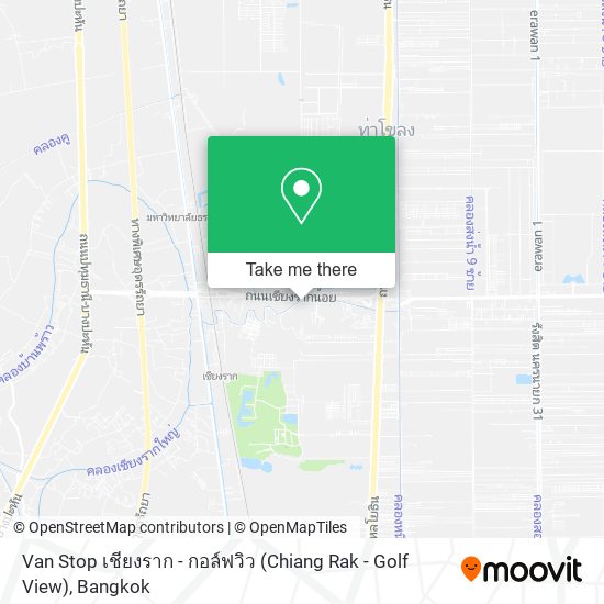 Van Stop เชียงราก - กอล์ฟวิว (Chiang Rak - Golf View) map