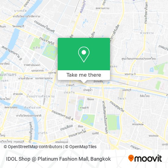 IDOL Shop @ Platinum Fashion Mall map