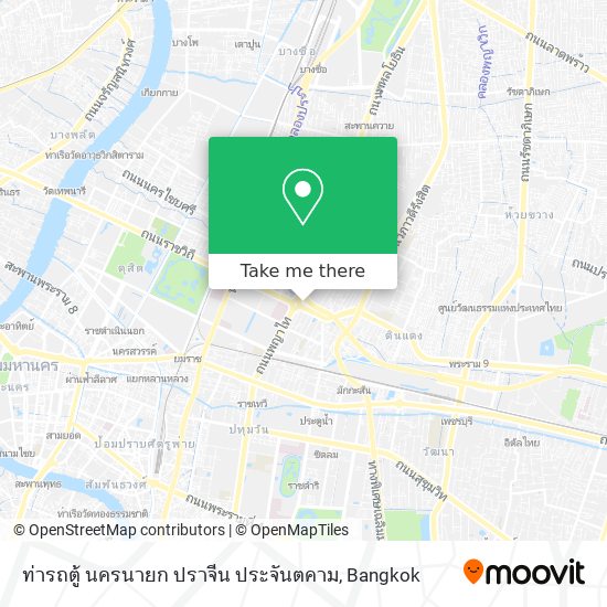 ท่ารถตู้  นครนายก ปราจีน ประจันตคาม map