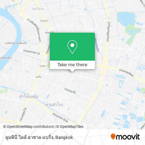 ลุมพินี วิลล์ ลาซาล-แบริ่ง map