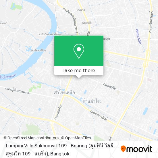 Lumpini Ville Sukhumvit 109 - Bearing (ลุมพินี วิลล์ สุขุมวิท 109 - แบริ่ง) map