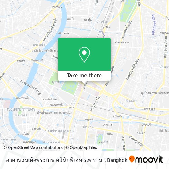 อาคารสมเด็จพระเทพ คลินิกพิเศษ  ร.พ.รามา map