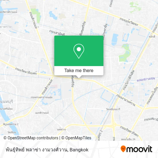 พันธุ์ทิพย์ พลาซ่า งามวงศ์วาน map