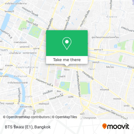 BTS ชิดลม (E1) map