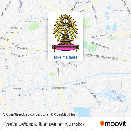 โรงเรียนเตรียมอุดมศึกษาพัฒนาการ map