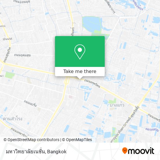 มหาวิทยาลัยเนชั่น map