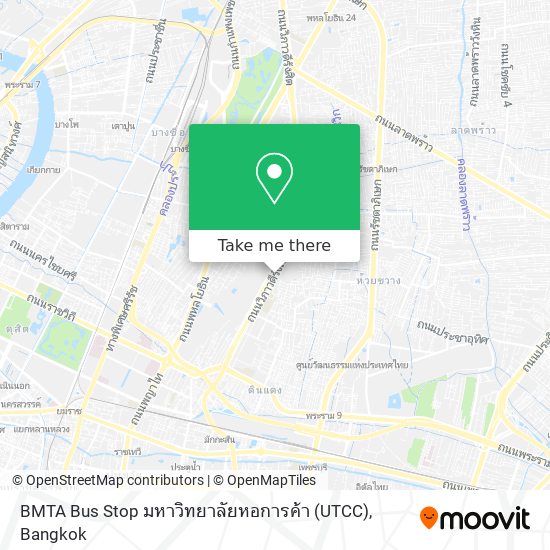 BMTA Bus Stop มหาวิทยาลัยหอการค้า (UTCC) map