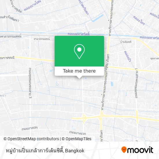 หมู่บ้านปิ่นเกล้าการ์เด้นซิตี้ map