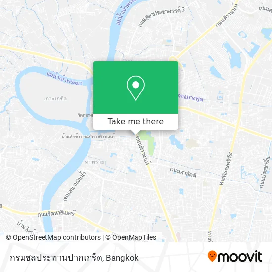 กรมชลประทานปากเกร็ด map
