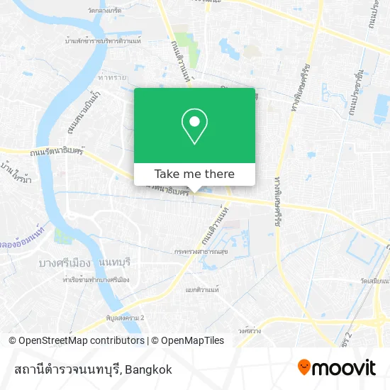สถานีตำรวจนนทบุรี map