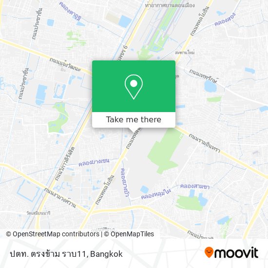 ปตท. ตรงข้าม ราบ11 map