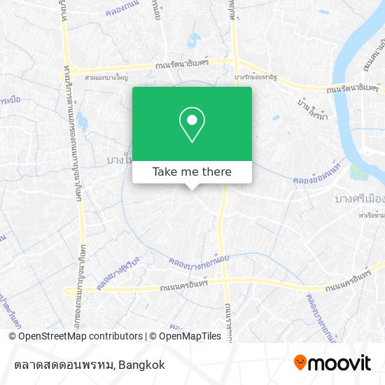 ตลาดสดดอนพรหม map
