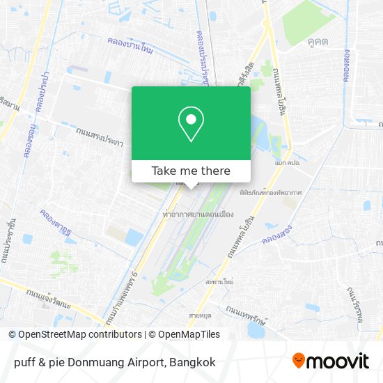 puff & pie Donmuang Airport map