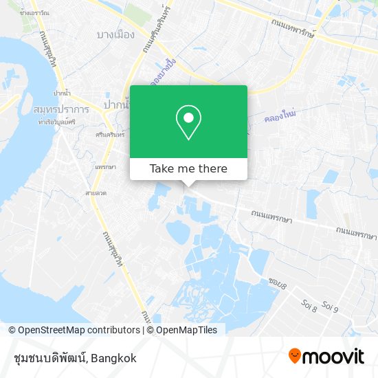 ชุมชนบดิพัฒน์ map