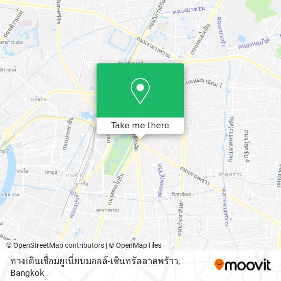 ทางเดินเชื่อมยูเนี่ยนมอลล์-เซ็นทรัลลาดพร้าว map