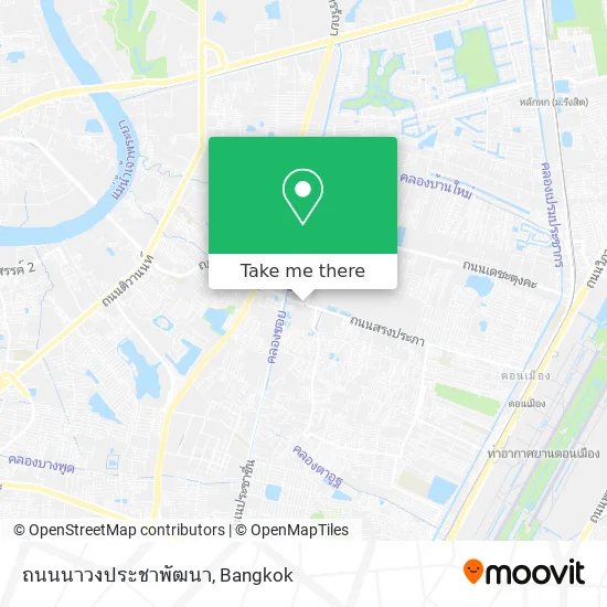 ถนนนาวงประชาพัฒนา map