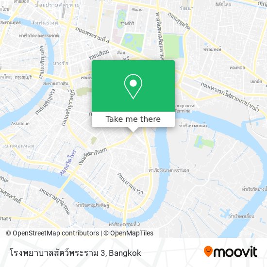 โรงพยาบาลสัตว์พระราม 3 map