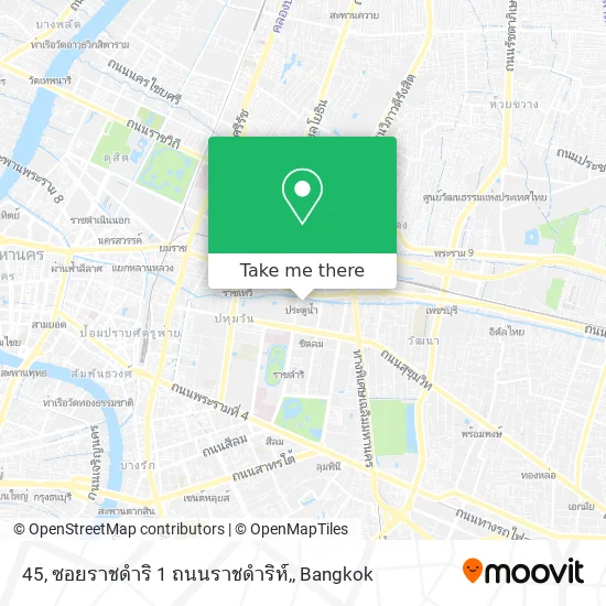 45, ซอยราชดำริ 1 ถนนราชดำริห์, map