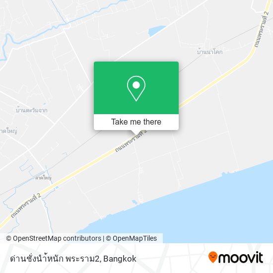 ด่านชั่งนํา้หนัก พระราม2 map