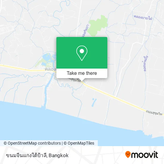 ขนมจีนแกงใต้ป้าลี map