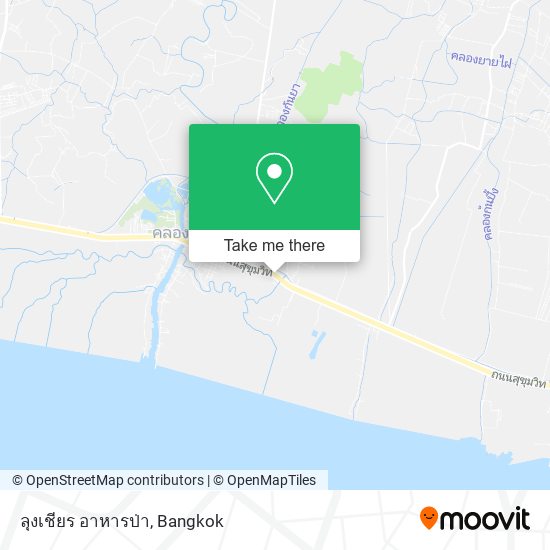 ลุงเชียร อาหารป่า map