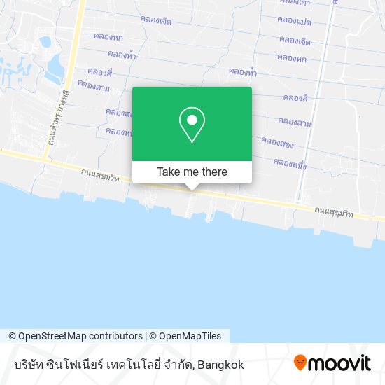 บริษัท ซินโฟเนียร์ เทคโนโลยี่ จํากัด map