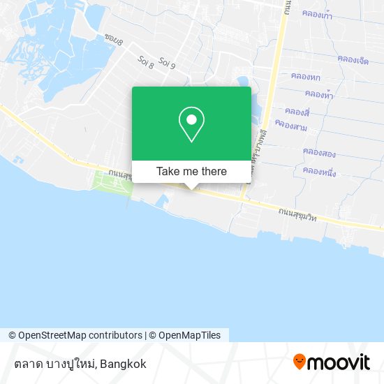 ตลาด บางปูใหม่ map