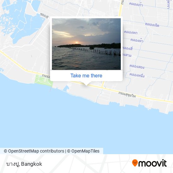 บางปู map