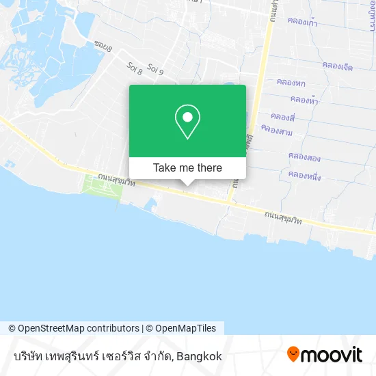บริษัท เทพสุรินทร์ เซอร์วิส จํากัด map